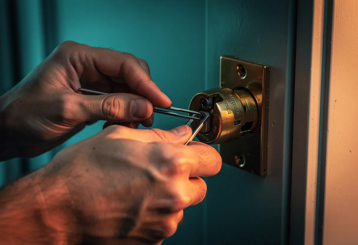 Ouverture de porte